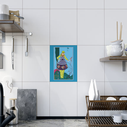 Exquisite Elegance by Umberto Brunelleschi Ceramic Tile