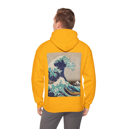 The Great Wave off Kanagawa by Katsushika Hokusai Heavy Blend™ Hooded Sweatshirt