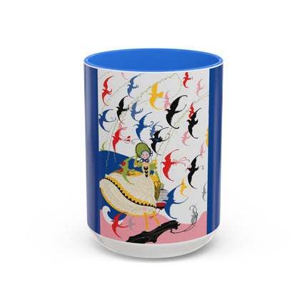 Flight of the Songbirds Colorful Mugs – Theatrical Whimsy & Colorful Harmony
