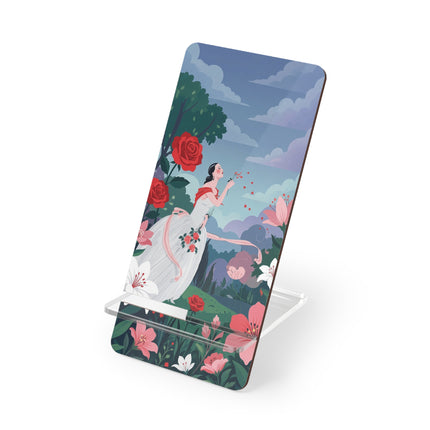 🌹🦋 The Lady Of The Butterfly Wishes Mobile Display Stand – Art Deco Floral Romance