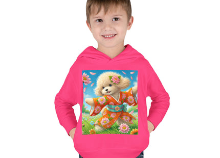 Chrysanthemum Meadow Play Toddler Pullover Fleece Hoodie