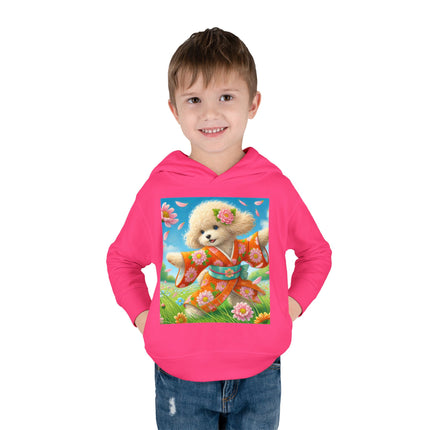 Chrysanthemum Meadow Play Toddler Pullover Fleece Hoodie