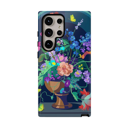 Midnight Floral Reverie Phone Case – Vibrant Bloom & Enchanted Beauty