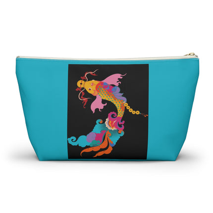 Golden Koi Cosmetic Bag – Lucky Swim & Vibrant Fortune