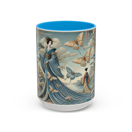 Butterfly Empress Colorful Mug – Graceful Butterflies & Timeless Elegance