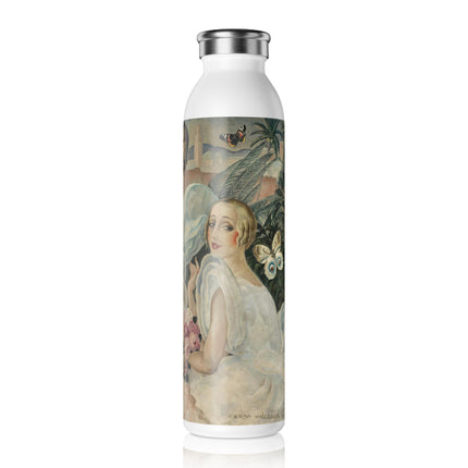 Les Femmes Fatales by Gerda Wegener Slim Water Bottle