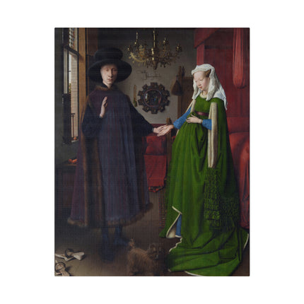 Arnolfini Portrait by Jan Van Eyck Matte Canvas, Stretched, 0.75"
