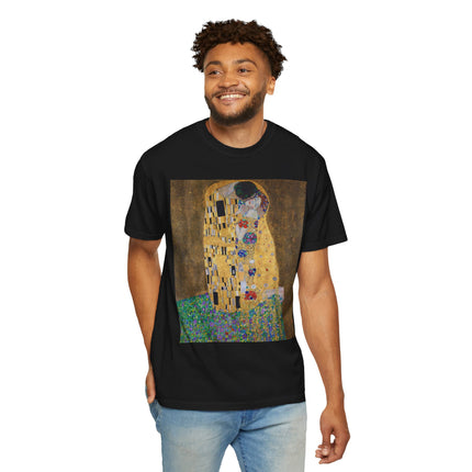 The Kiss by Gustav Klimt Unisex Garment-Dyed T-shirt