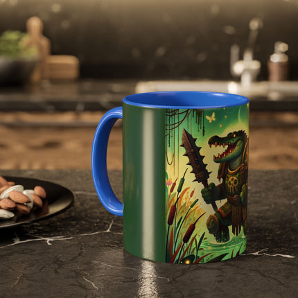 Swamp Tyrant Colorful Mugs (11oz, 15oz)