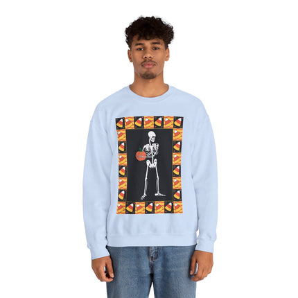 Candy Corn Skeleton Unisex Heavy Blend™ Crewneck Sweatshirt