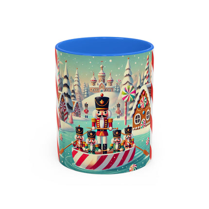 Nutcracker Candy-Striped Adventure Colorful Mugs (11oz, 15oz)