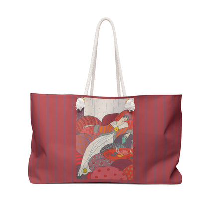 Les Coussins by Georges Lepape Weekender Bag