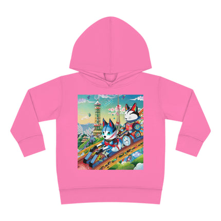 Kitsune Carnival Toddler Pullover Fleece Hoodie