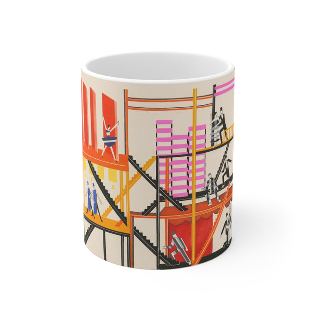Maquettes de Théatre 4 by Alexandra Exter Ceramic Mug 11oz