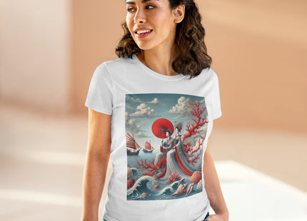 Ladies by the Quiet Sea Cotton Tee