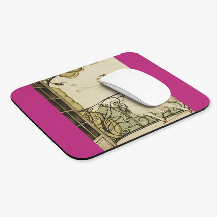 Sur talons rouges (On Red Heels) pl 02 by Gerda Wegener Mouse Pad, Rectangle