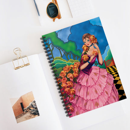 Enchanted Elegance by Bonora Degami Spiral Notebook - Ruled Line