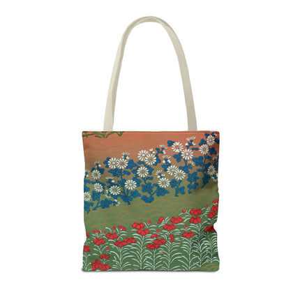 Japanese Flower Pattern II by G.A. Audsley Tote Bag (AOP)