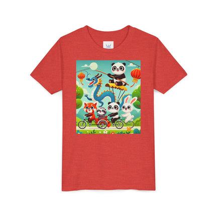 Rolling Along Together Youth Short Sleeve Tee