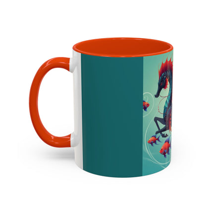 Mermaid & Sea Dragon Mug – Ocean Guardian & Mythic Beauty