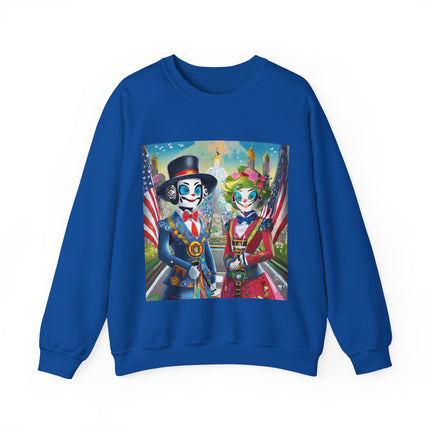 Cyber Punk Warrior Robots Unisex Heavy Blend™ Crewneck Sweatshirt