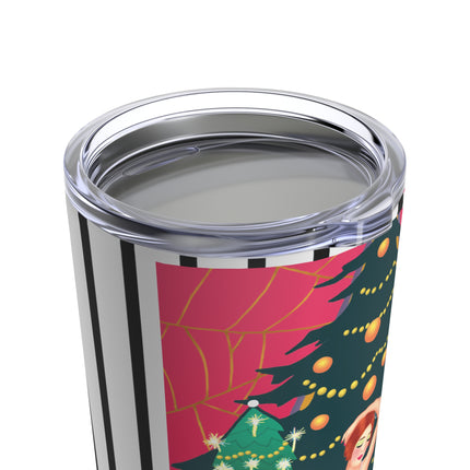Art Deco Christmas Enchantment Tumbler 20oz