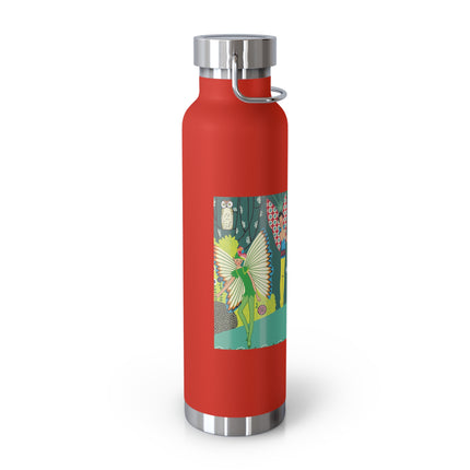 Enchanting Fairies of A Midsummer Night's Dream Copper Vacuum Insulated Bottle, 22oz