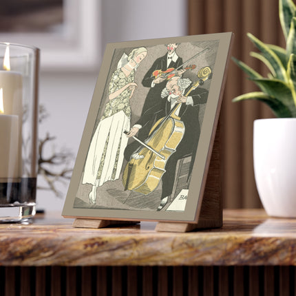 The Maestro’s Performance by Fernand Siméon Ceramic Tile