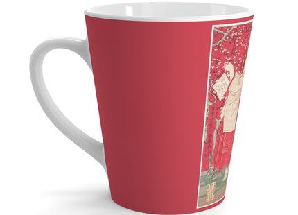Wood for the Plum Tree by Tsukioka Yoshitoshi Latte Mug