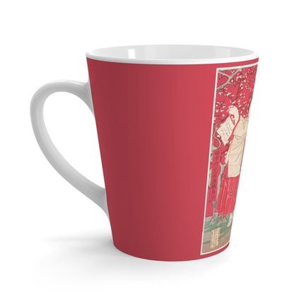 Wood for the Plum Tree by Tsukioka Yoshitoshi Latte Mug