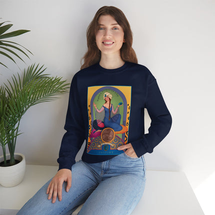 December & Tanzanite (from the Gem Series) by Sofia Chiostri Heavy Blend™ Crewneck Sweatshirt