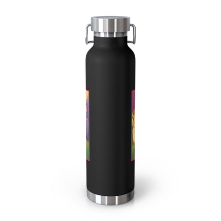A Dance of Colors and Serenity by Carlo Chiostri Copper Vacuum Insulated Bottle, 22oz