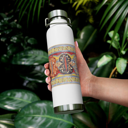 Reproduction of the Shield Frieze by Emile Gilliéron Copper Vacuum Insulated Bottle, 22oz