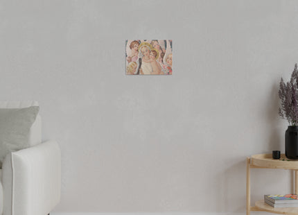 Madonna with Child surrounded by musical angels by Gerda Wegener Matte Canvas, Stretched, 0.75"