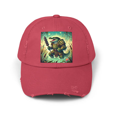 Swamp Tyrant Unisex Distressed Cap