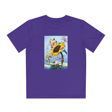 Sunflower Fairies by Margaret Tarrant Youth Competitor Tee – Golden Garden Magic & Storybook Wonder