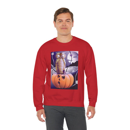 The Startled Pumpkin Unisex Heavy Blend™ Crewneck Sweatshirt