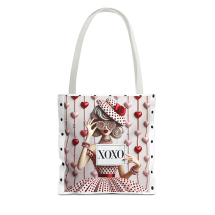 Fashionably Yours, XOXO Tote Bag (AOP)