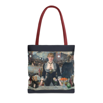 A Bar at the Folies-Bergère by Edouard Manet Tote Bag (AOP)