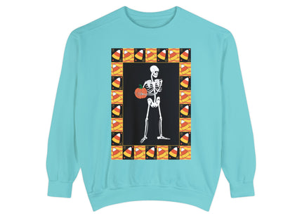 Candy Corn Skeleton Unisex Garment-Dyed Sweatshirt