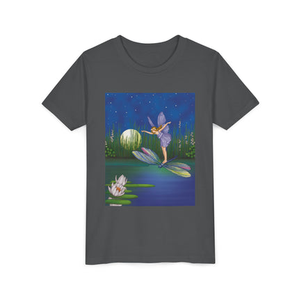Fairy on a Dragonfly by Ida Rentoul Outhwaite Youth Short Sleeve Tee
