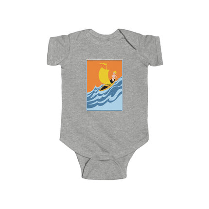 Baby Sailor Adventure Baby Bodysuit – Vintage Ocean Voyage Design
