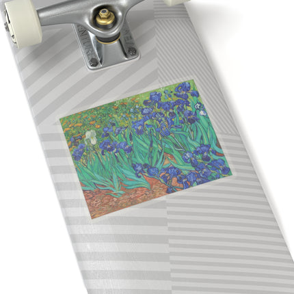 Irises by Vincent Van Gogh Kiss-Cut Stickers (4 Sizes)