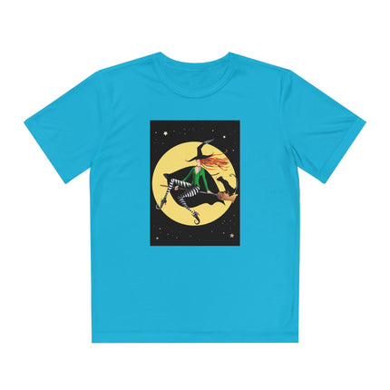 A Witch’s Moonlit Flight Youth Competitor Tee