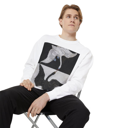 The Swan by Hilma af Klint Garment-Dyed Sweatshirt