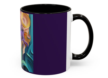 The Elegant Iris Flower Colorful Mugs (11oz, 15oz)