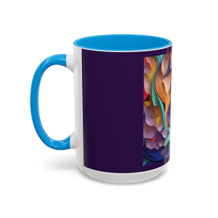 The Elegant Iris Flower Colorful Mugs (11oz, 15oz)