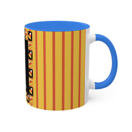 Candy Corn Skeleton Colorful Mugs (11oz, 15oz)
