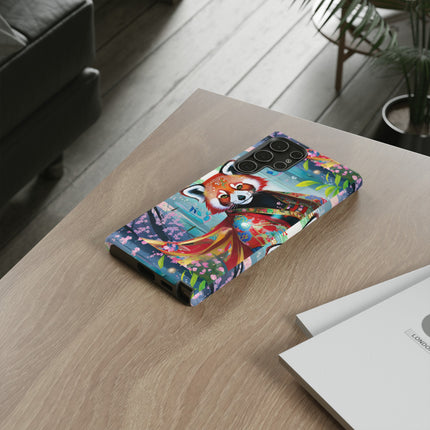 Cybernetic Red Panda Phone Cases