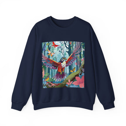 Colorful Raptor Unisex Heavy Blend™ Crewneck Sweatshirt